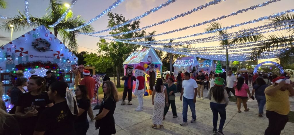 Villa Navideña, Cancún, Navidad, Pista de Patinaje