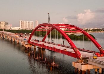 Construcción del Puente Nichupté entró en su recta final, con 90% de avance