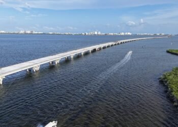 Obra del Puente Nichupté supera 92% de avance