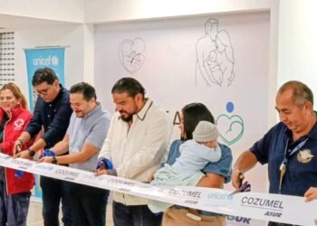 Instalan lactario en el Aeropuerto Internacional de Cozumel con apoyo de la UNICEF