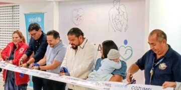 Instalan lactario en el Aeropuerto Internacional de Cozumel con apoyo de la UNICEF