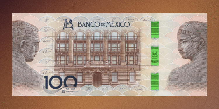 ¿Billete nuevo? No: Banxico lanza pieza conmemorativa por sus 100 años