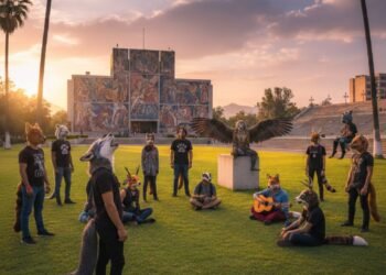 Mucho público, pocos protagonistas en la reunión therian de la UNAM