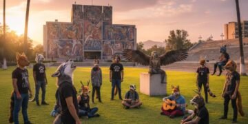 Mucho público, pocos protagonistas en la reunión therian de la UNAM