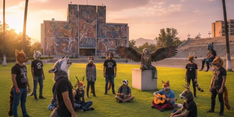 Mucho público, pocos protagonistas en la reunión therian de la UNAM