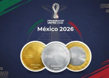 Fútbol y memoria: México lanzará tres monedas especiales por la Copa Mundial 2026