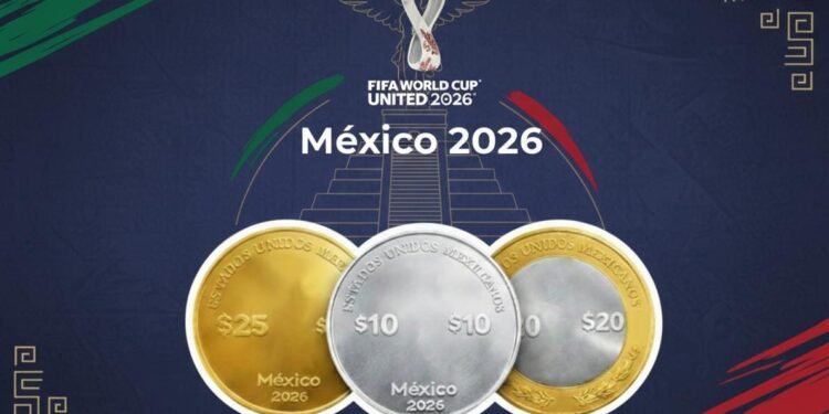 Fútbol y memoria: México lanzará tres monedas especiales por la Copa Mundial 2026