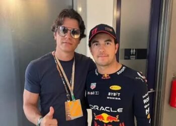 Diputado Juan Carlos Valladares viaja a Japón con “Checo” Pérez y revive críticas por 51 faltas