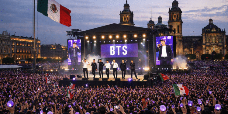 Proponen concierto de BTS en el Zócalo; decisión queda en manos de los productores