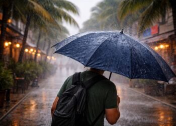 Advierten lluvias y rachas de viento en Quintana Roo hasta el domingo
