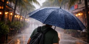 Advierten lluvias y rachas de viento en Quintana Roo hasta el domingo