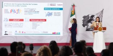 México rompe récord turístico en 2026 con más de 8.8 millones de visitantes