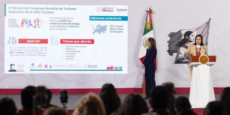 México rompe récord turístico en 2026 con más de 8.8 millones de visitantes
