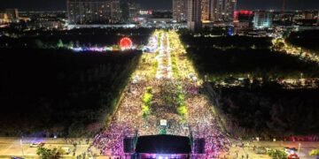 Bailongo gratis con los Ángeles Azules en el Malecón Tajamar