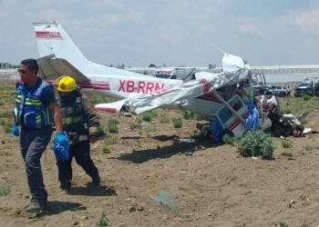 Avioneta se desploma en Huejotzingo, Puebla; confirman que tres personas fallecen
