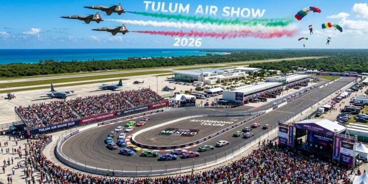 Tulum Air Show y la Nascar, la combinación perfecta; entérate de los detalles de la FAMEX