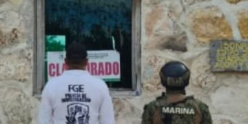 Asegura FGE y Marina predio en la ruta de los cenotes del municipio de Puerto Morelos