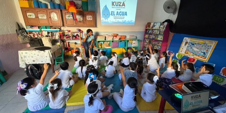 Kuzápaal siembra conciencia verde en la niñez de Cozumel