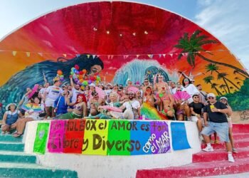Llega el arcoiris a Holbox, se alista para su segunda Marcha Pride