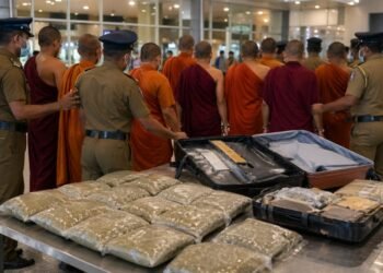 ¿Monjes transportando droga? El caso que sorprende a Sri Lanka