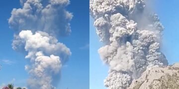 ¡Explota volcán en Indonesia y excursionistas corren por su vida! Esto es lo que pasó