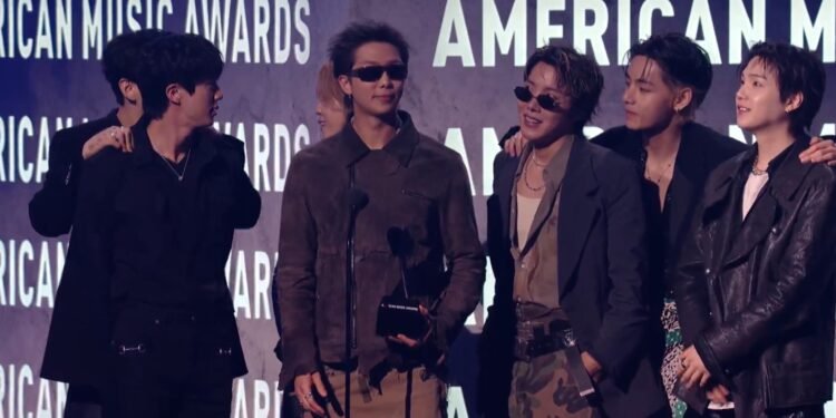 ¿Extrañaban a BTS? El grupo regresa y arrasa en los American Music Awards