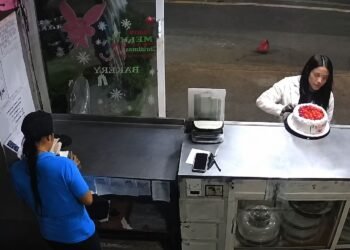 ¿Conoces a “Lady Pastel”? Ve el robo exprés que se hizo viral