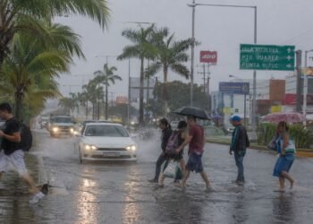 Lluvias avanzarán en México; Quintana Roo espera calor extremo y chubascos con actividad eléctrica