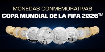 ¿Cuánto valen y cómo son? Banxico revela las monedas del Mundial FIFA 2026