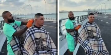 Choques, ciclistas caídos y videos virales. Así ha sido el debut del Puente Nichupté