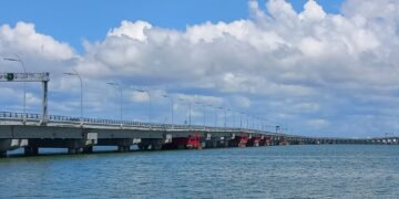 ¿Hundimientos en el millonario Puente Nichupté? Aparecen soportes provisionales