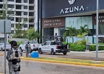 Catean Guardia Nacional y Fiscalía plaza Azuna