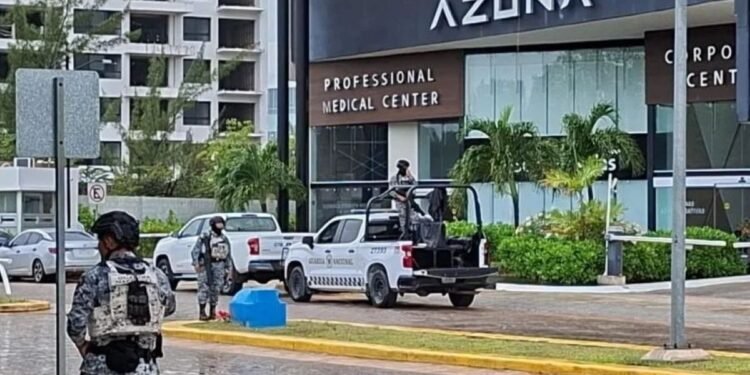 Catean Guardia Nacional y Fiscalía plaza Azuna