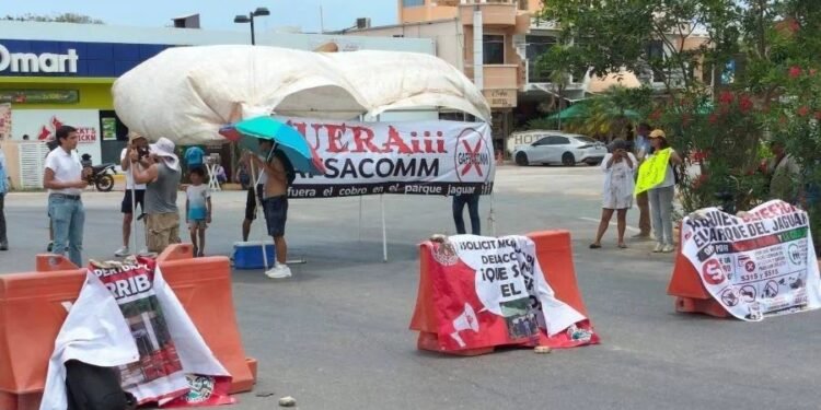 ¡Tulum se levanta! Así protestaron para exigir el acceso libre a las playas
