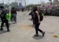 Choque en la inauguración del Mundial: Bloque Negro se enfrenta con policías cerca del estadio