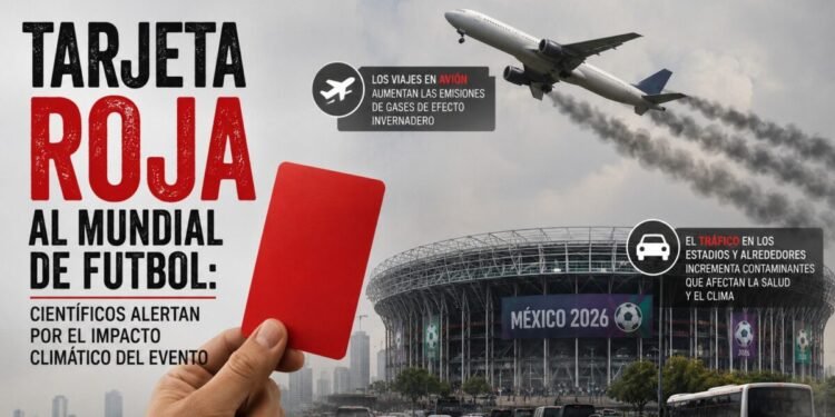 Tarjeta roja al Mundial de Futbol: científicos alertan por el impacto climático del evento