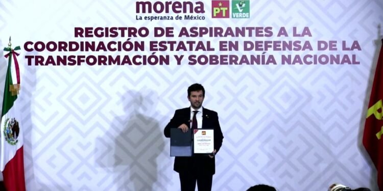 Gerardo Sánchez Zumaya se registra para buscar la Coordinación Estatal del PT en San Luis Potosí