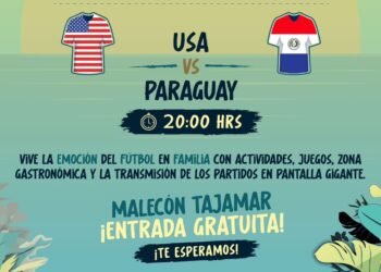 ¿Aún no llegas al Fut Fest? Esta noche se vive el duelo Estados Unidos vs Paraguay en Cancún