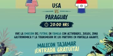 ¿Aún no llegas al Fut Fest? Esta noche se vive el duelo Estados Unidos vs Paraguay en Cancún