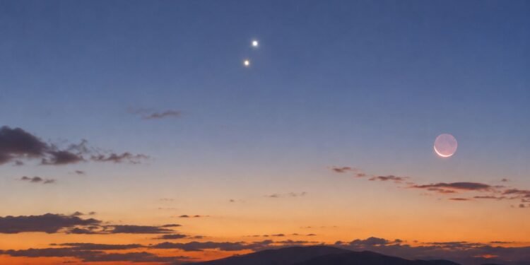 ¿Listo para mirar al cielo? La NASA da tips para ver la Luna y varios planetas a simple vista este mes