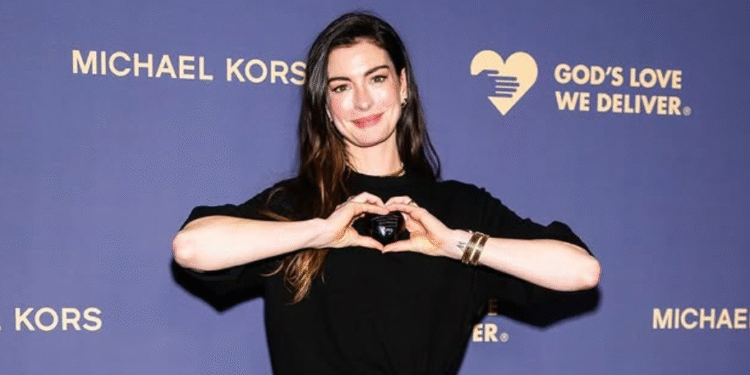 ¡Bebé en camino! Así anunció Anne Hathaway que está embarazada de su tercer hijo