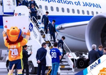 ¡Con sombrero puesto, Japón ya juega de local en Monterrey! Así fueron recibidos