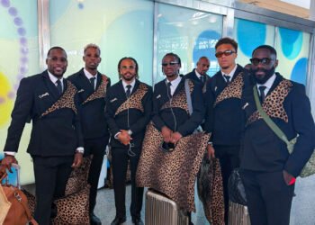 La llegada más fashion del Mundial: Congo convierte el aeropuerto en una pasarela