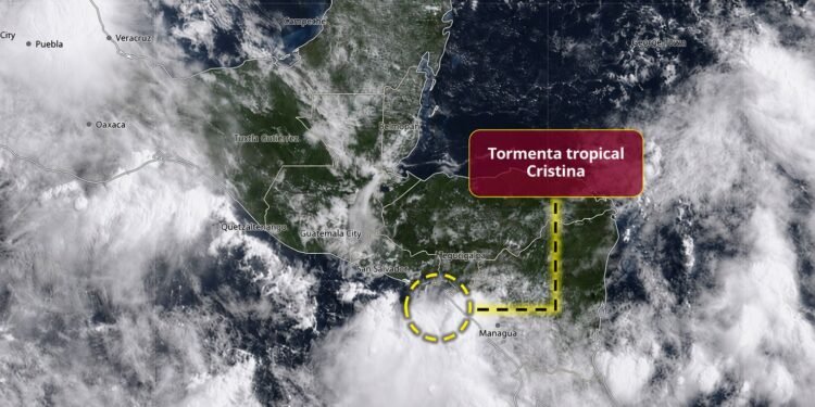 Cristina se acerca al sureste y activará tres días de lluvias intensas; estos estados están en alerta