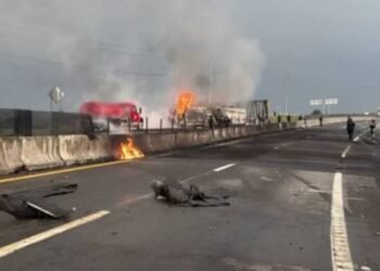 ¿Qué pasó en la carretera México-Veracruz? Explosión de pipa moviliza a autoridades