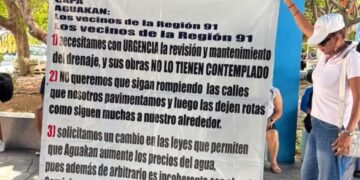 Explotan contra Aguakan; denuncian recibos impagables y colonias sin agua