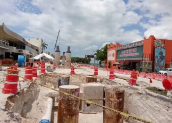 ¿Terminarán a tiempo? Distribuidor Vial Kukulcán alcanza 33% de avance en Cancún
