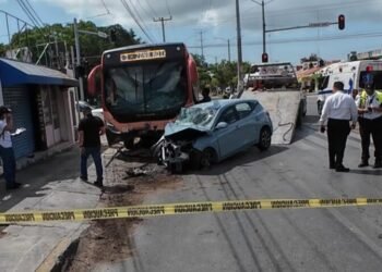¿Viste el video? Así fue el accidente que dejó siete lesionados en Cancún