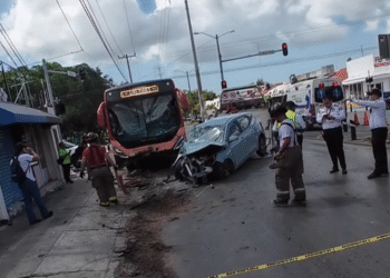 ¿Viste el video? Así fue el accidente que dejó siete lesionados en Cancún