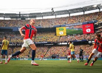 El curioso recuerdo del Mundial: Haaland aterriza en Noruega acompañado… ¿de un mapache?